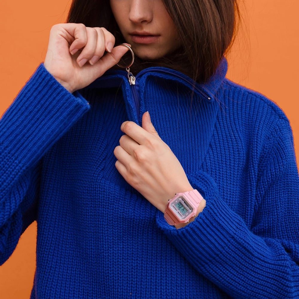 Calypso Unisex Pink Digital Plastic Strap Watch K5802/3