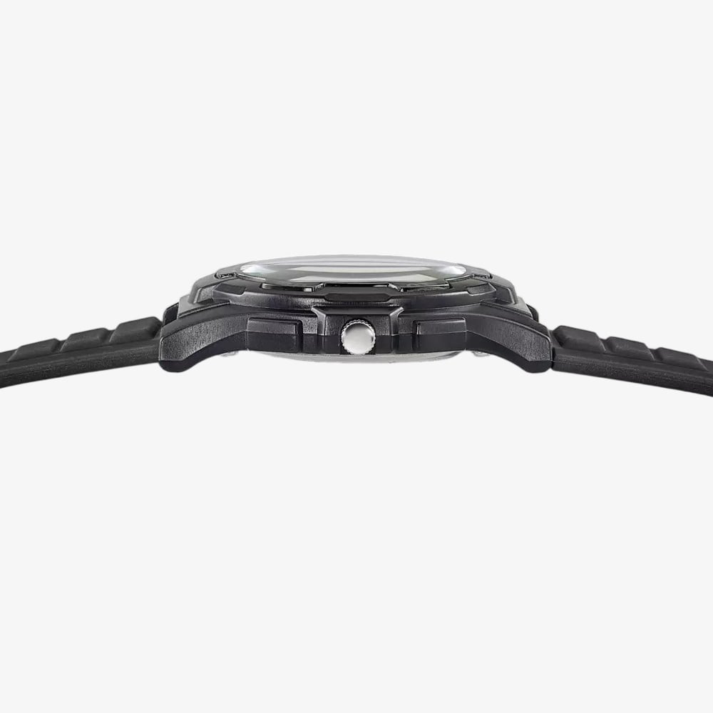 Calypso Mens Easy Time Black Plastic Strap Watch K5878/4