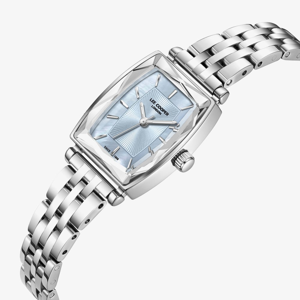 Lee Cooper Ladies Blue Mother of Pearl Dial Bracelet Watch LC08370.300