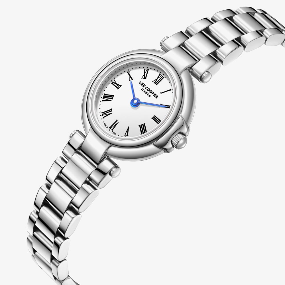 Lee Cooper Ladies White Dial Bracelet Watch LC08206.330