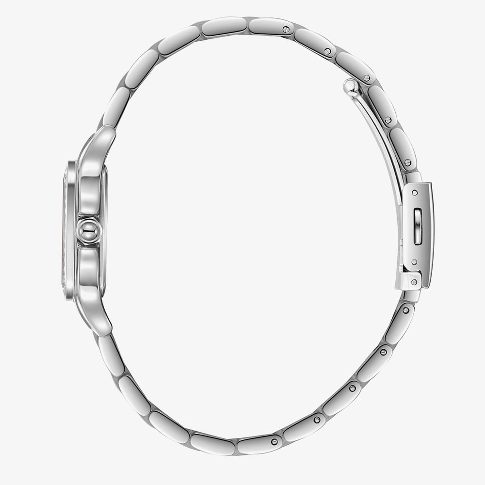 Lee Cooper Ladies Silver Square Dial Two Tone Bracelet Watch LC08398.230