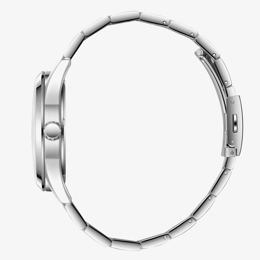 Lee Cooper Mens Black Dial Day/Date Bracelet Watch LC08340.350