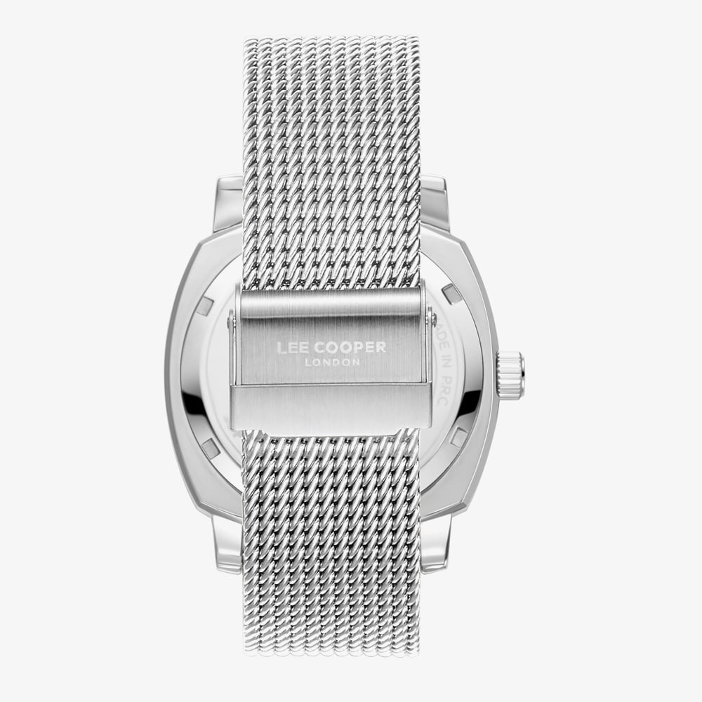 Lee Cooper Mens Blue Dial Mesh Bracelet Watch LC08377.399
