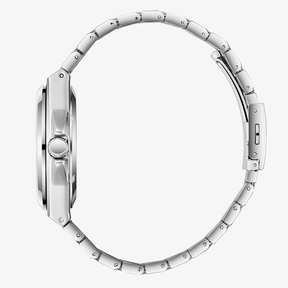 Lee Cooper Mens Blue Dial Automatic Bracelet Watch LC08229.390