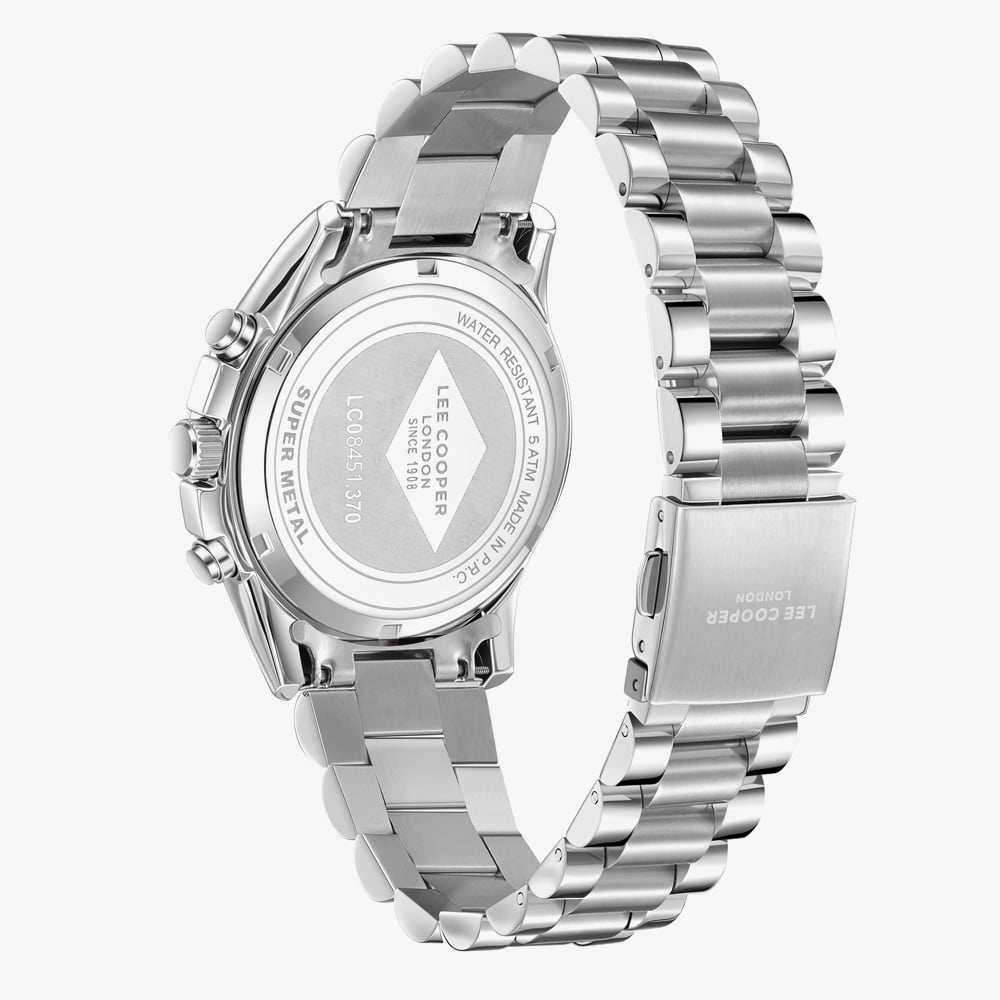 Lee Cooper Mens Blue Dial Bracelet Watch LC08451.390