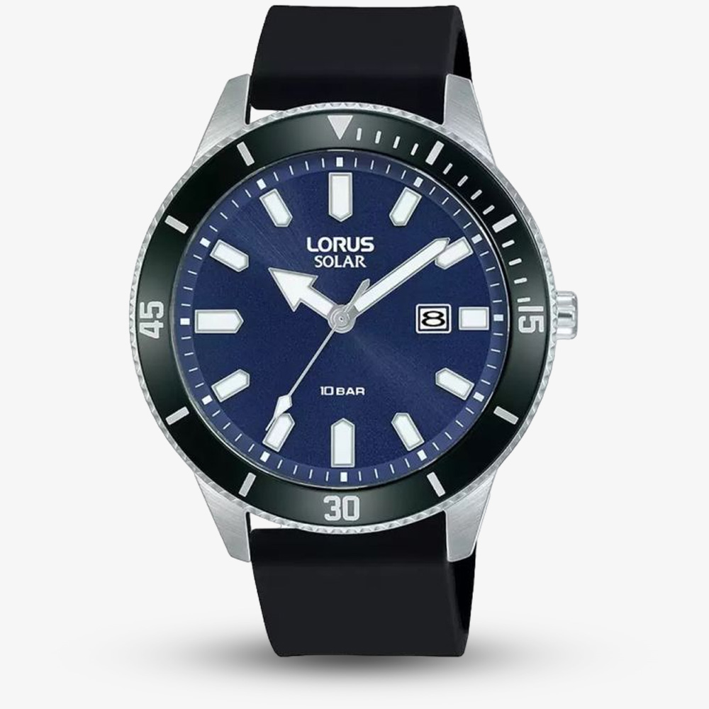 House of Watches - Lorus Mens Solar Strap Watch RX319AX9