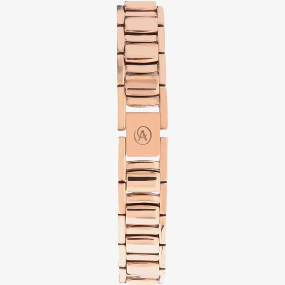 Accurist Rose Gold Plated Mother Of Pearl Watch 8299