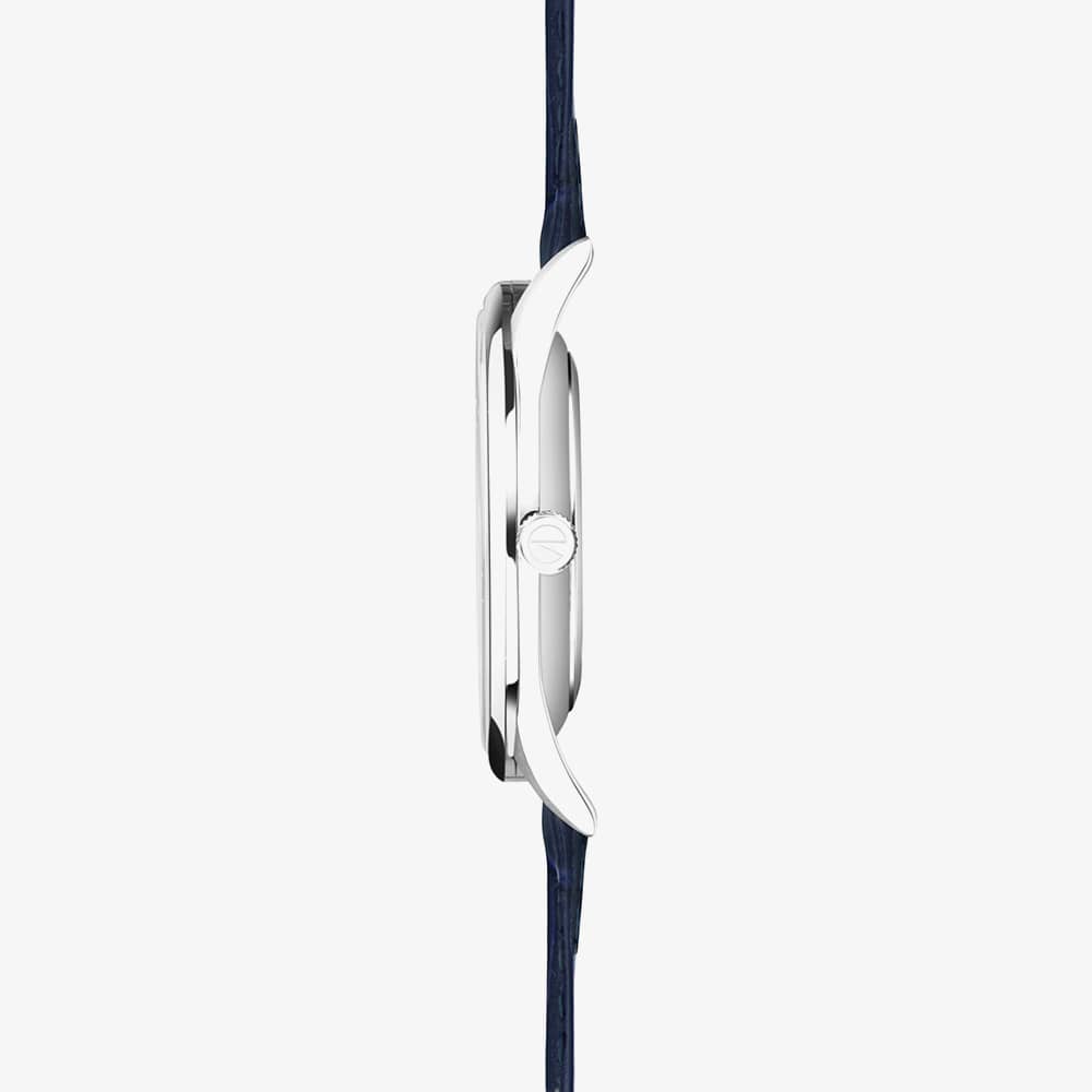 Accurist Classic Blue Leather Strap Watch 73000