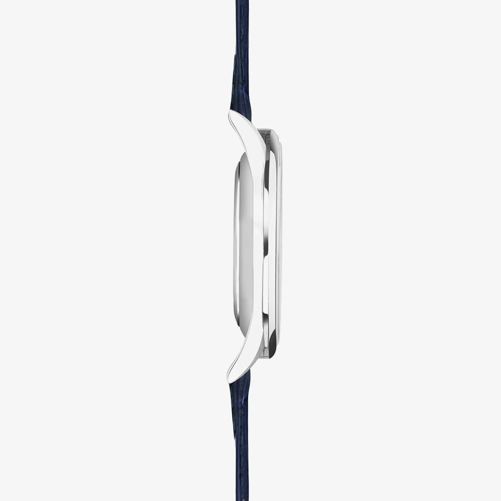 Accurist Classic Blue Leather Strap Watch 73000