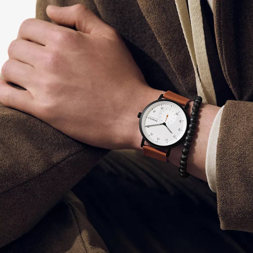 Skagen Kuppel Mens Brown Watch SKW6889