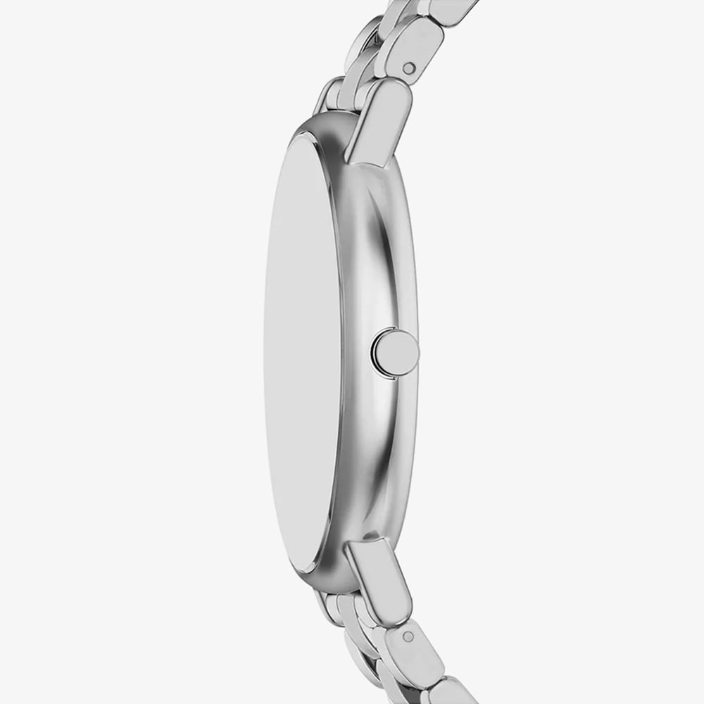 Skagen Mens Signatur Three-Hand Silver Bracelet Watch SKW6950
