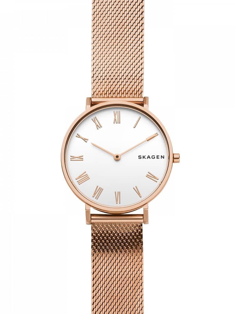 skagen hald rose gold