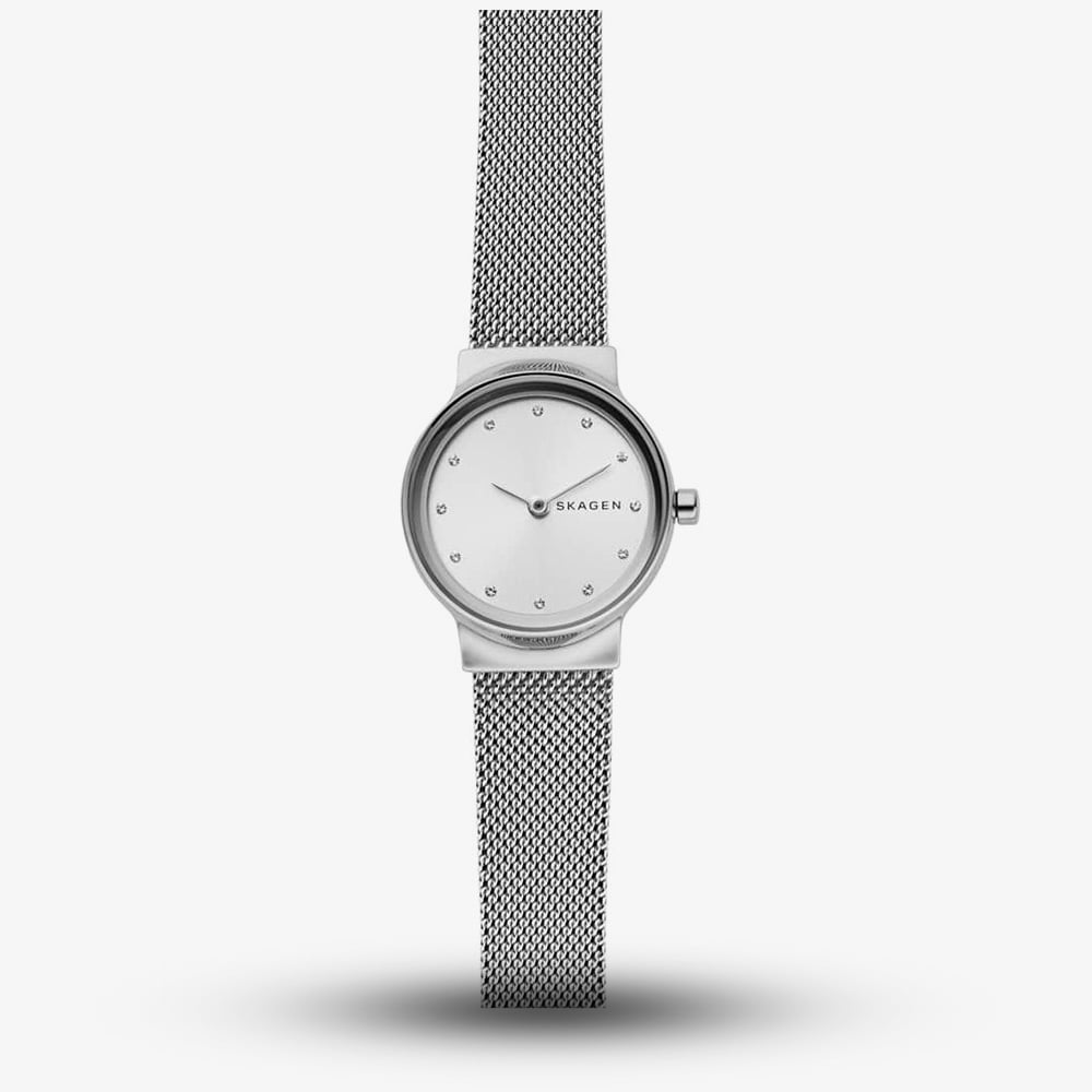 House of Watches - Skagen Ladies Freja Silver Dial Mesh Bracelet Watch SKW2715