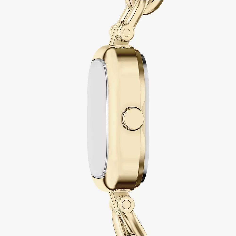Skagen Ladies Mellem Micro Two-Hand Gold-Tone Twisted Chain Bracelet Watch SKW3181