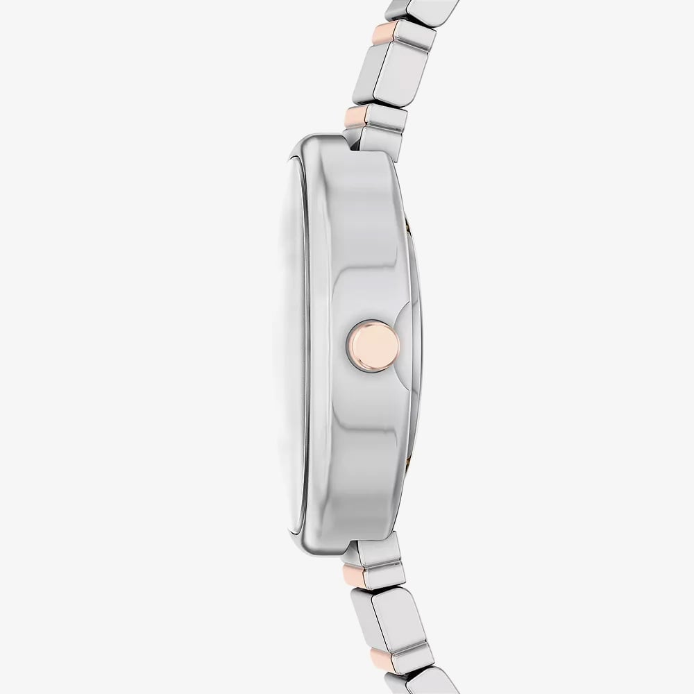 Skagen Ladies Anita oval Two-Hand Two-Tone Bracelet Watch SKW3184