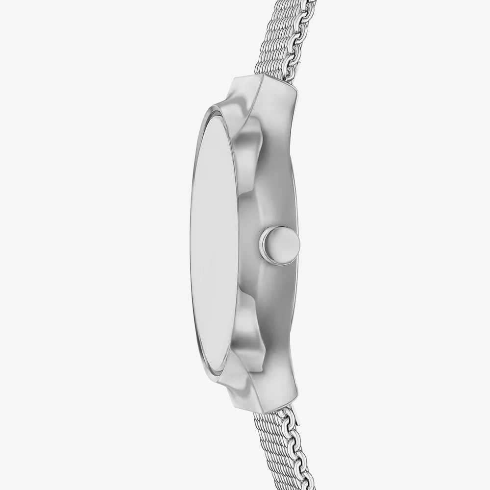 Skagen Ladies Freja Lille Two-Hand Green Dial Mesh Bracelet Watch SKW3188