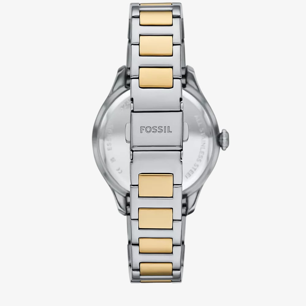 Fossil Ladies Gilmore Two Tone Three Hand Watch ES5396