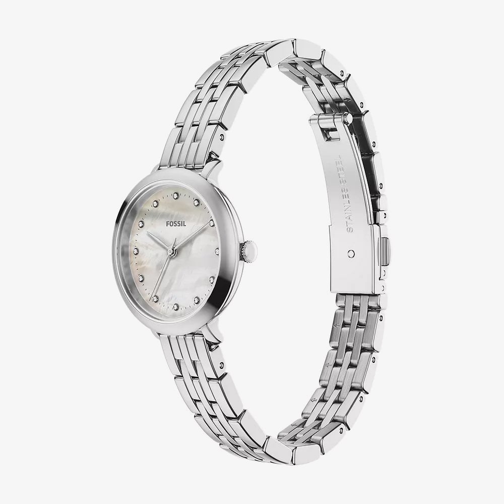 Fossil Ladies Heidi Mother of Pearl Dial Bracelet Watch ES5499