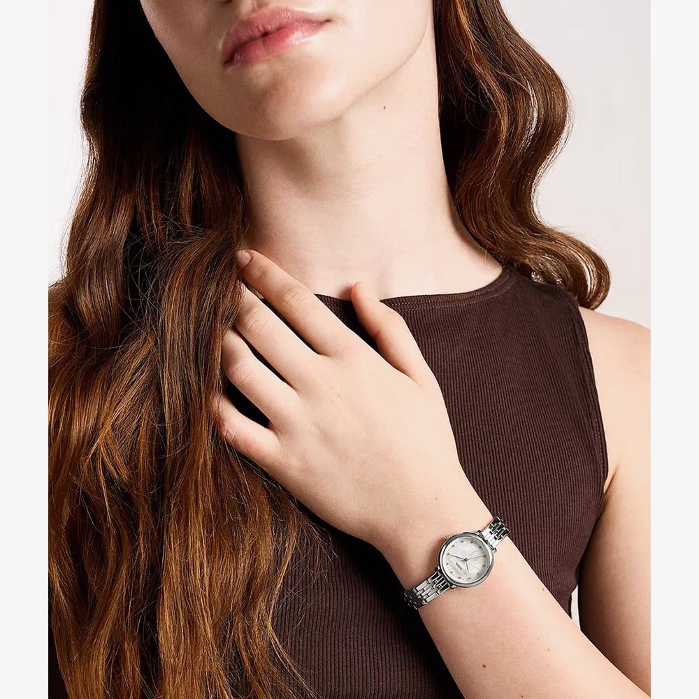 Fossil Ladies Heidi Mother of Pearl Dial Bracelet Watch ES5499