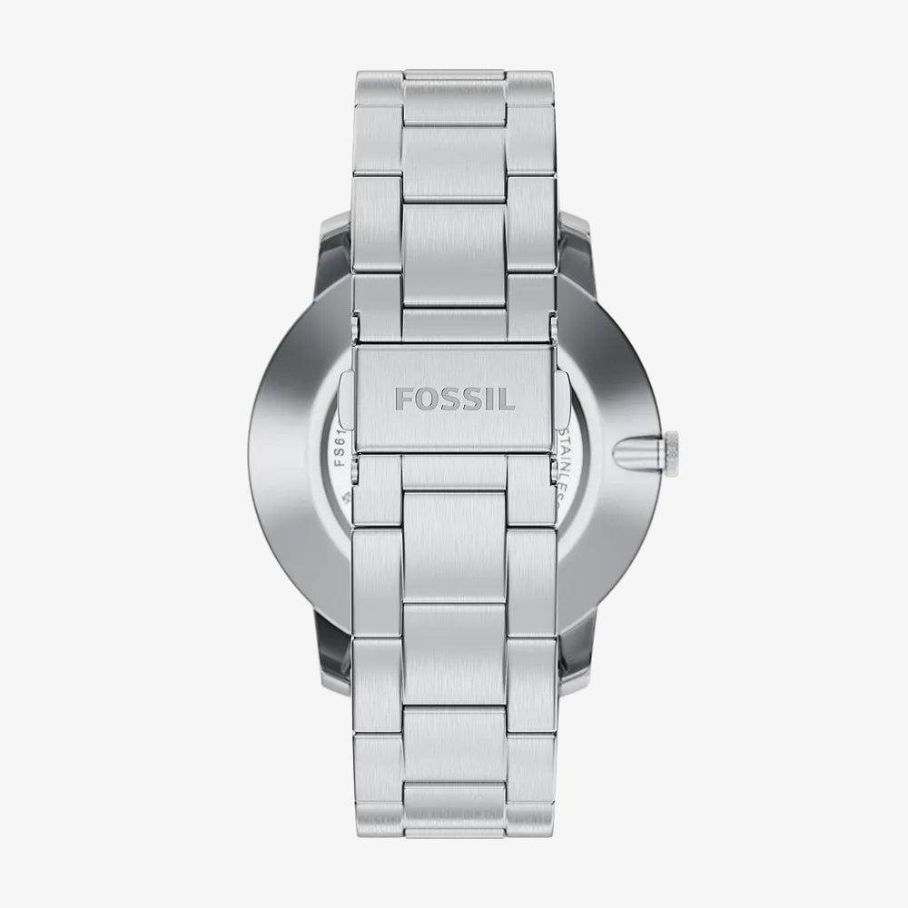 Fossil Mens Minimalist Blue Dial Bracelet Watch FS6180