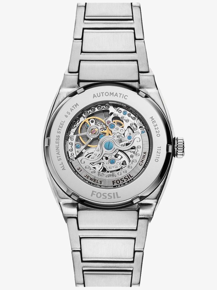 Fossil Mens Everett Skeleton Watch ME3220