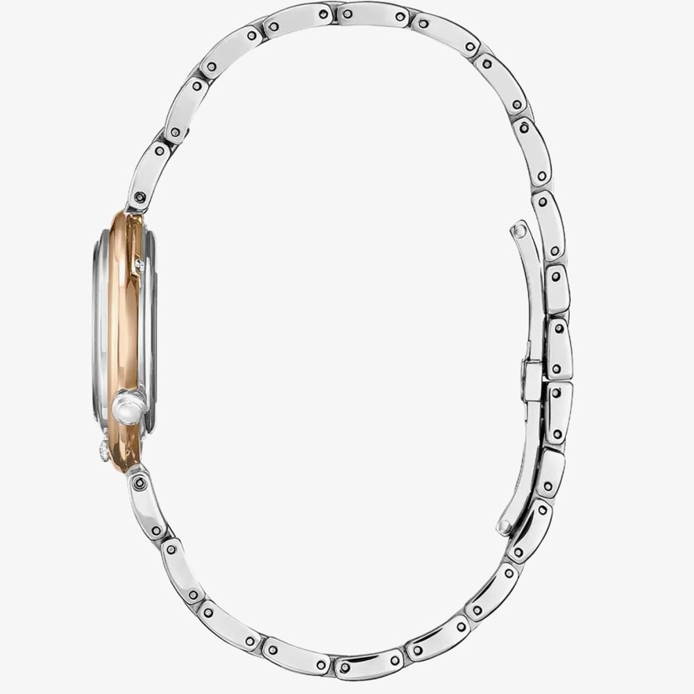 Citizen L Arcly Two Colour Mother Of Pearl Pink Diamond Watch EM1114-80Y