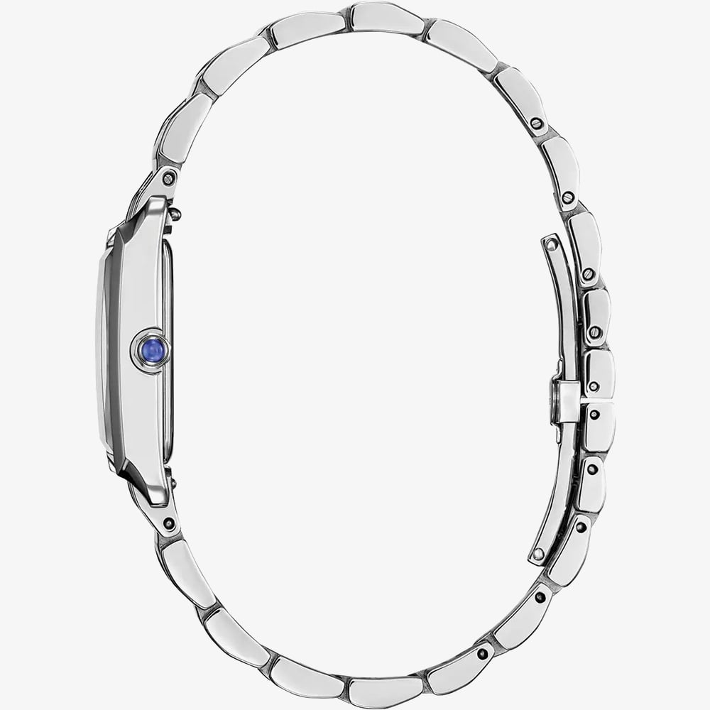 Citizen L Bianca Ladies Silver Tone Mother Of Pearl Dial Watch EW5620-55N