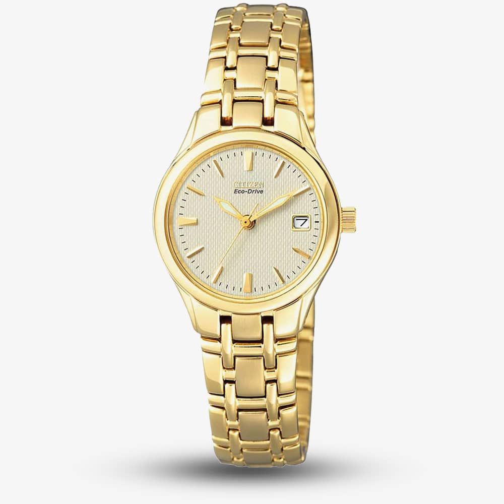 Citizen Eco-Drive 25mm Ladies Bracelet Watch EW1262-55P - Image 3