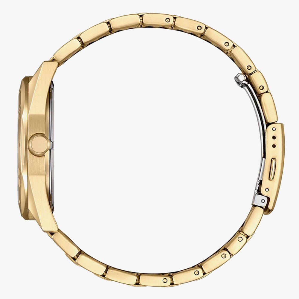 Citizen Rose Gold Plated Eco Drive Green Watch BM7633-81X