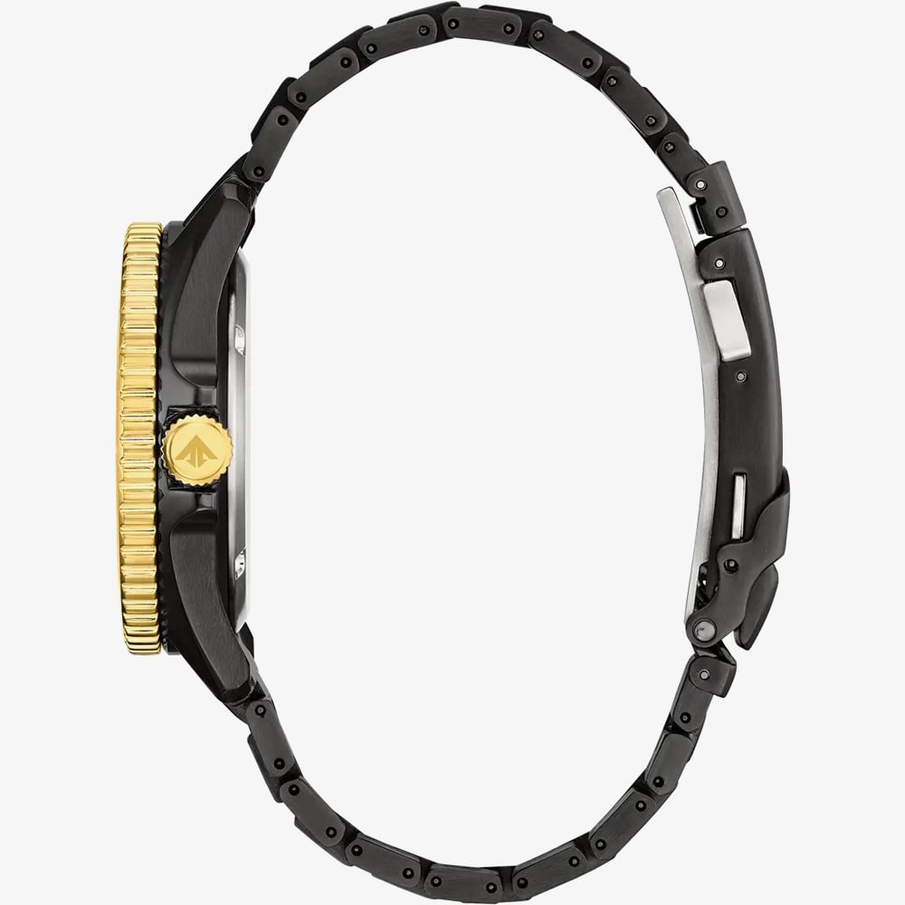 Citizen Mens Limited Edition Eco-Drive Promaster Diver Black & Gold Bracelet Watch BN0264-53E