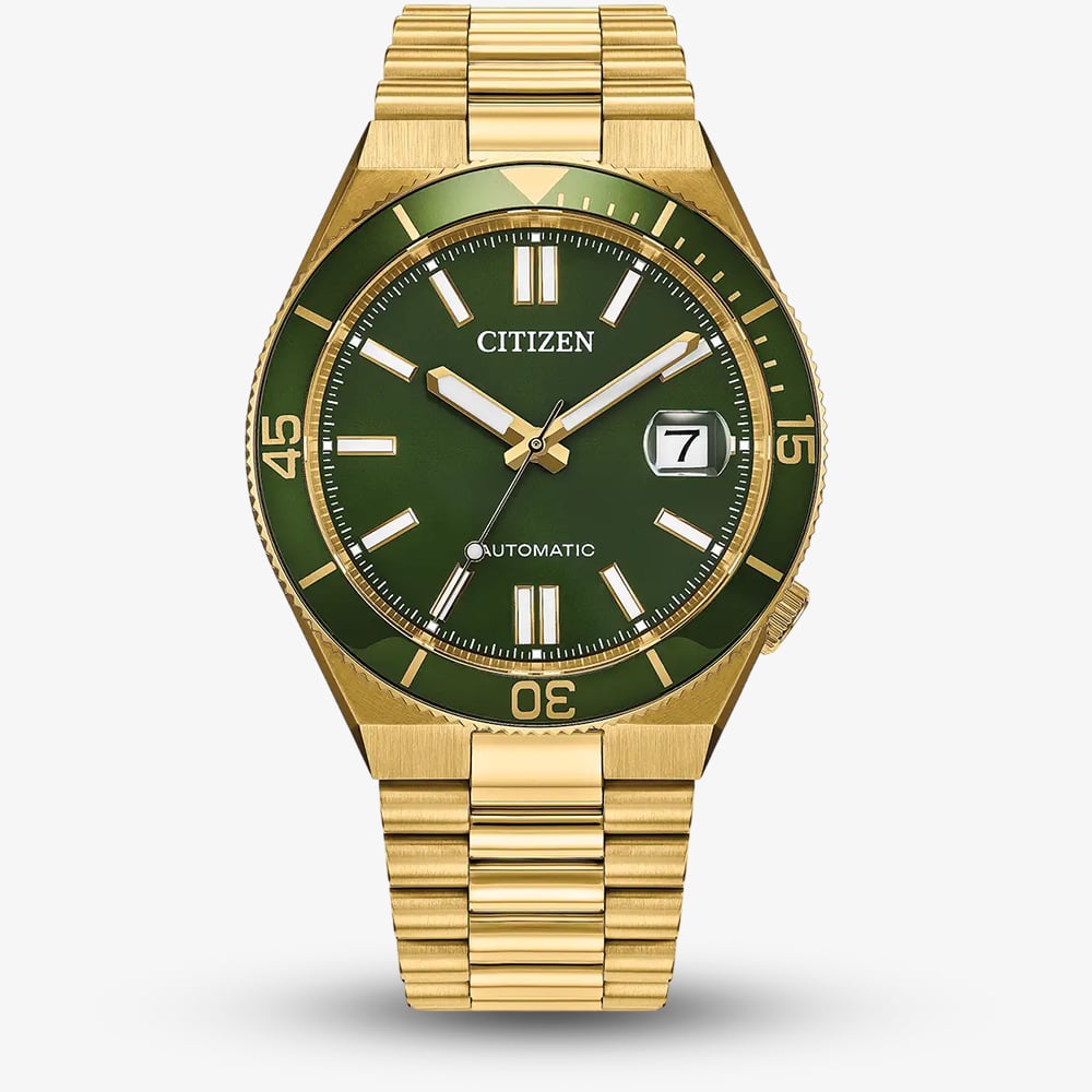 Citizen NJ0232-53X Tsuyosa Shore Automatic Mens Gold-Tone Watch
