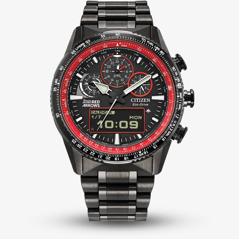 Citizen Mens Limited Edition Red Arrows Promaster Skyhawk Bracelet Watch JV2007-52E