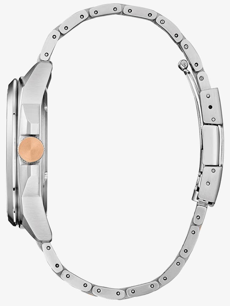 Citizen Eco Drive Two Tone Rose Gold Plated Watch AW1726-55L