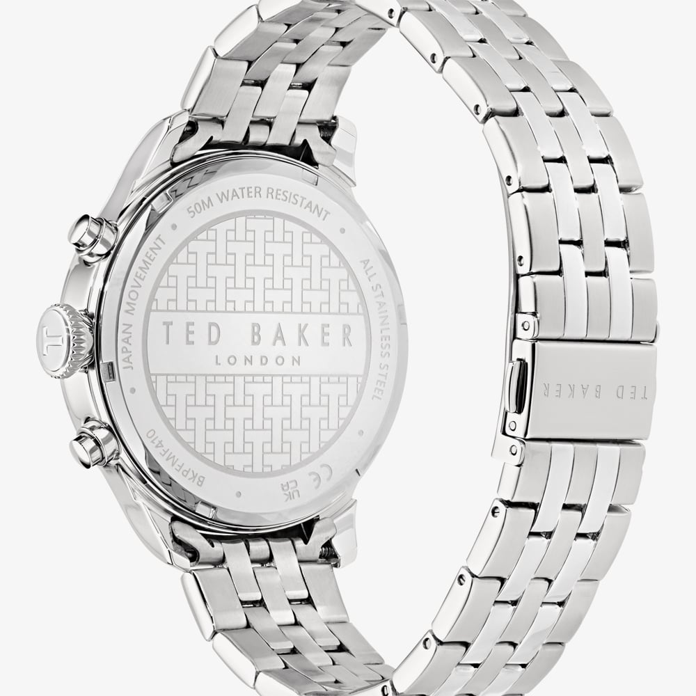 Ted Baker Silver & Blue Watch BKPFMF4109I