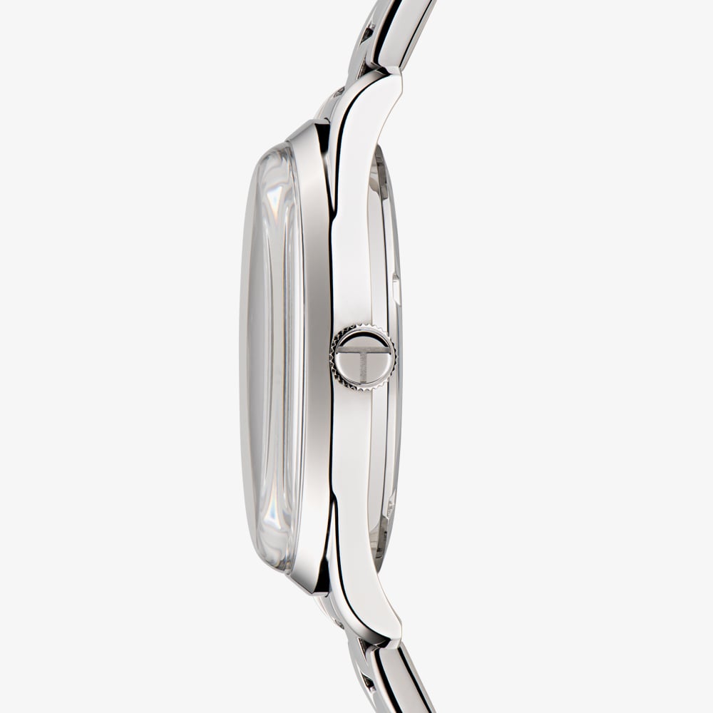 Ted Baker Black Dial & Silver Strap Watch BKPLTF3079I