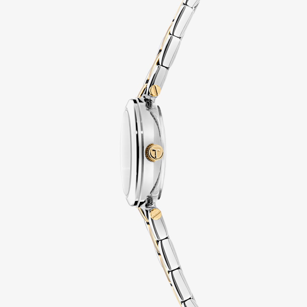 Ted Baker Silver Case Two Tone Watch BKPJLF4039I