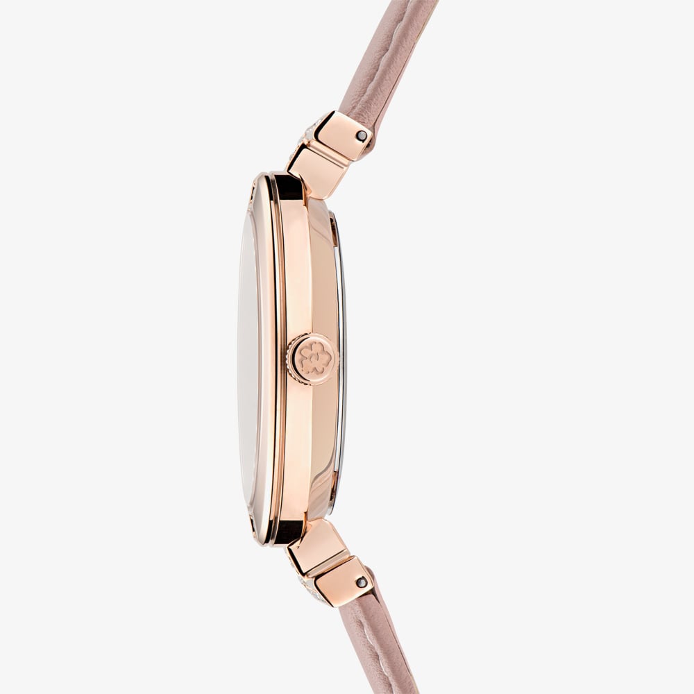 Ted Baker Darbey Rose Gold & Pink Vegan Leather Watch BKPDAF3029I