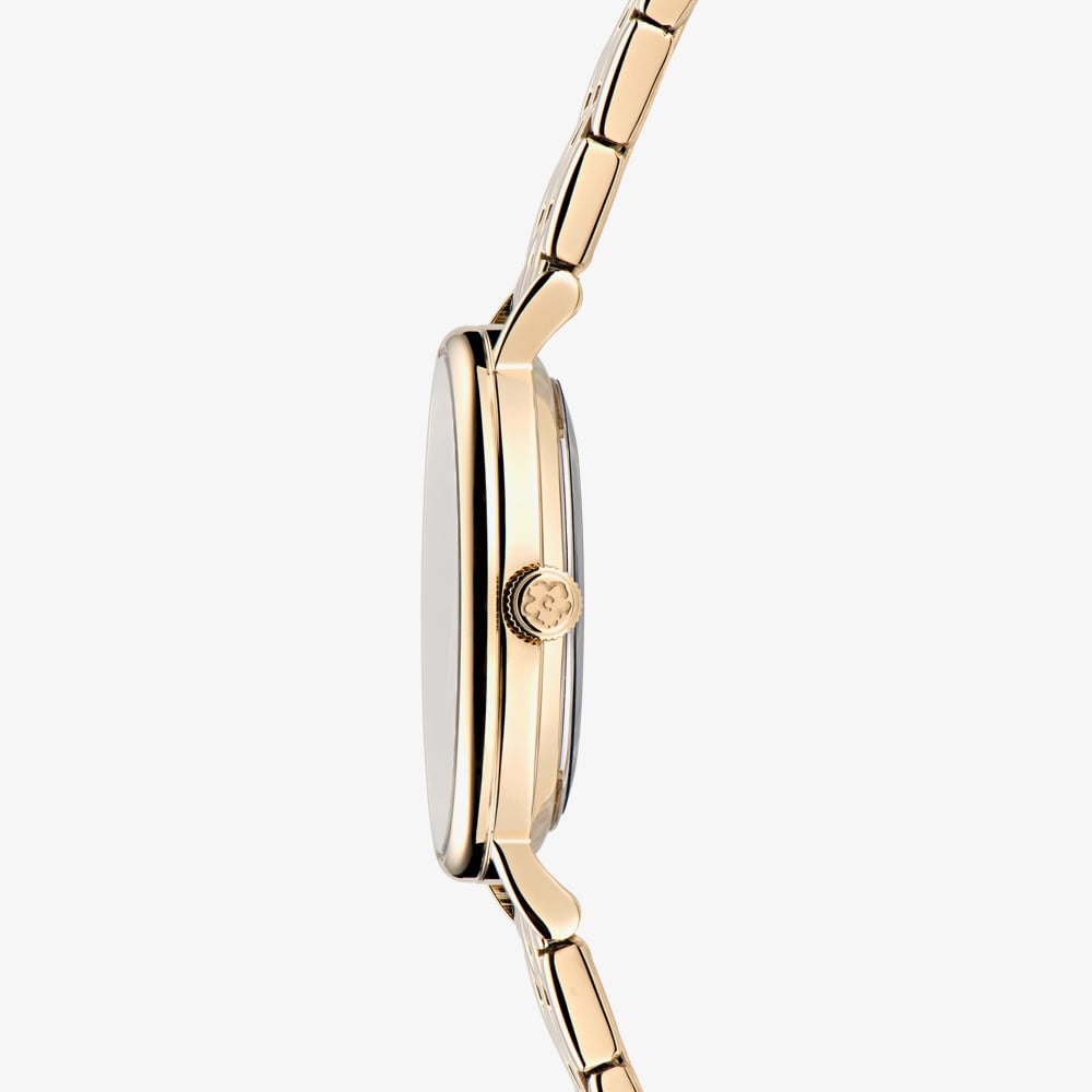 Ted Baker White Printed Dial & Gold Watch BKPPHF3099I