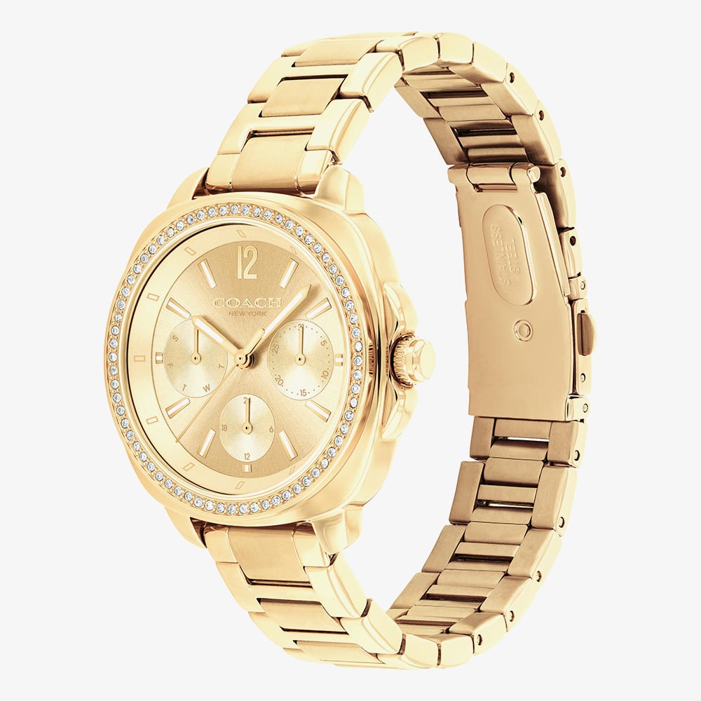 Coach Ladies Kitt Gold Tone Bracelet Watch 14504393