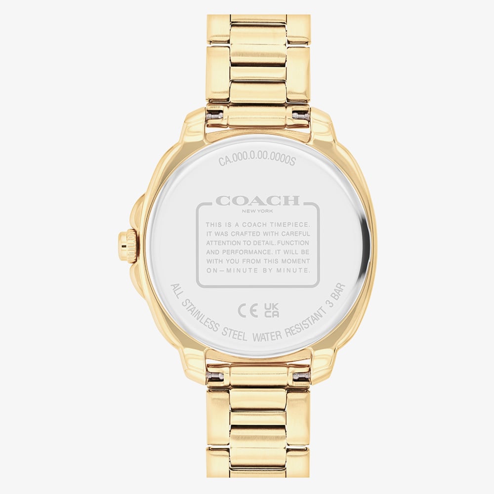 Coach Ladies Kitt Gold Tone Bracelet Watch 14504393