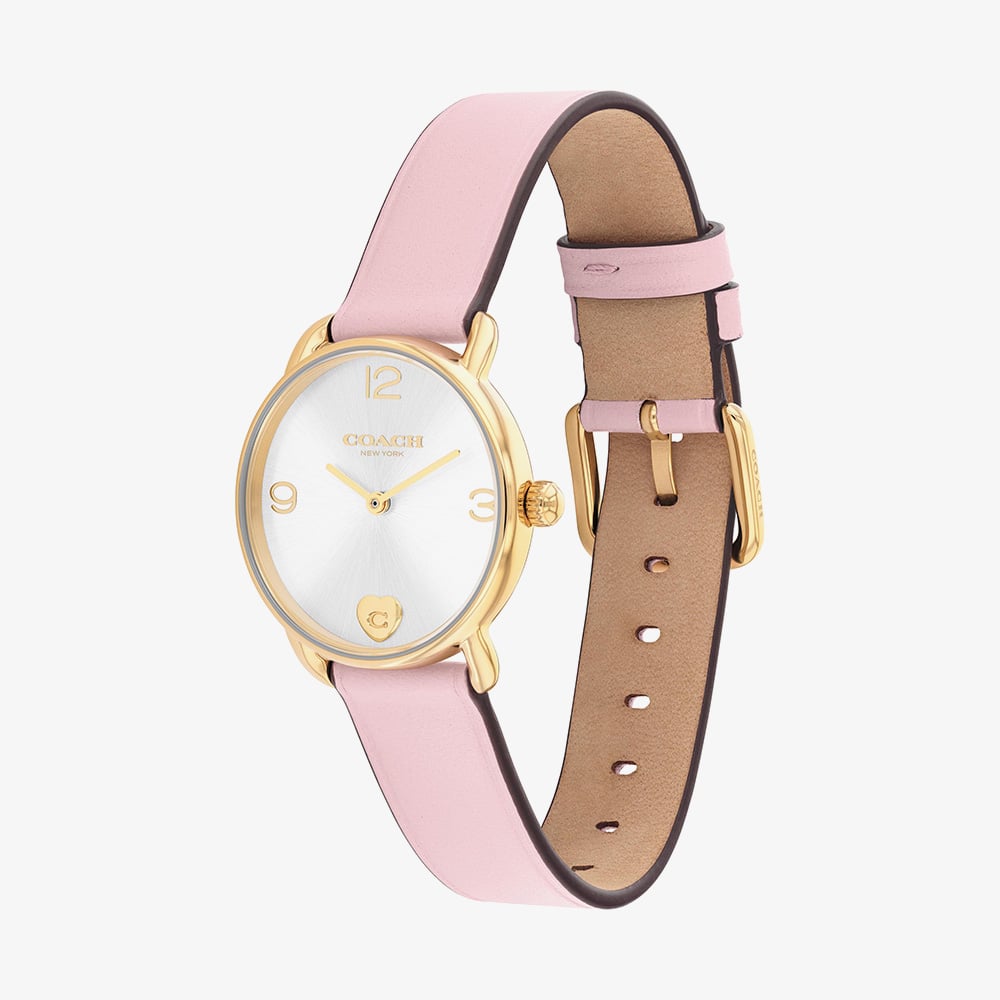 Coach Elliot Pink Watch Heart Bracelet Gift Set 14000137