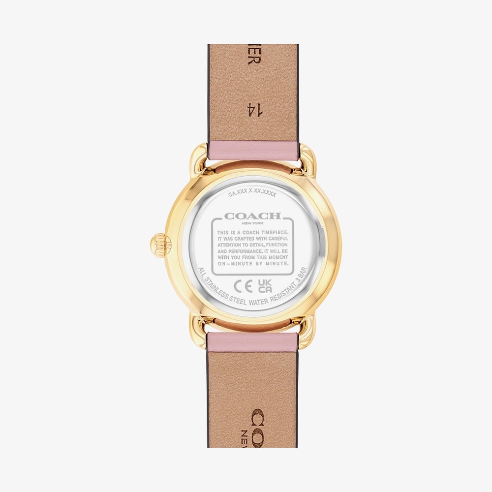Coach Elliot Pink Watch Heart Bracelet Gift Set 14000137