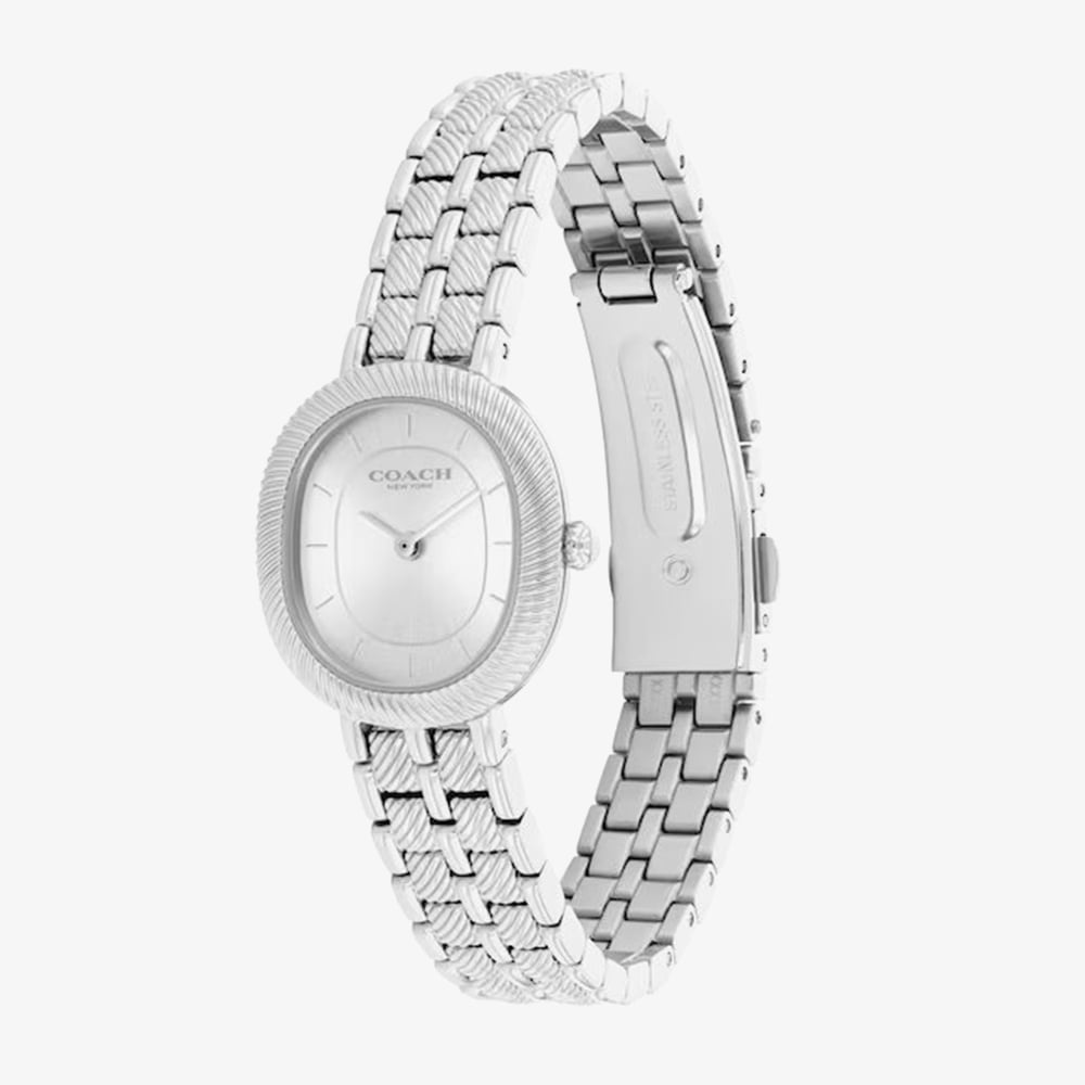Coach Ladies Harlow Silver Dial Bracelet Watch 14504659