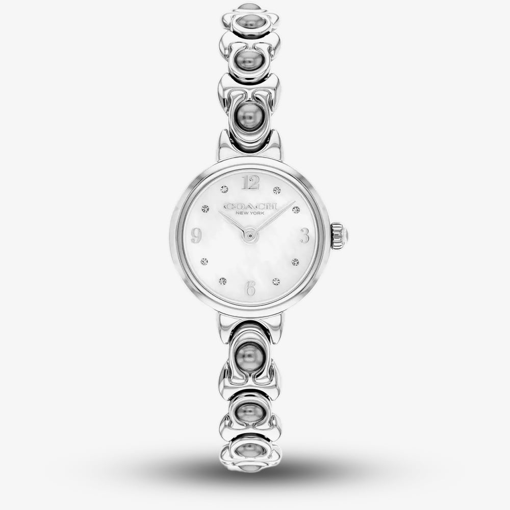 House of Watches - Coach Ladies Iris Mother of Pearl Dial Pearl Bracelet Watch 14504698
