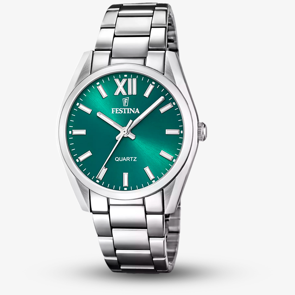 Festina Women's F20622-C Boyfriend 37mm Quartz Watch in Silver - Image 3