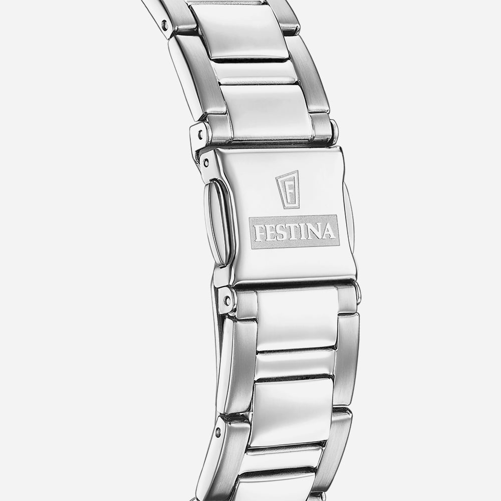 Festina Ladies Rainbow Multi Colour Zirconia Bezel Chronograph Watch F20606/2