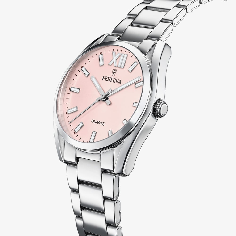 Festina Ladies Alegría Pink Dial Bracelet Watch F20622/2