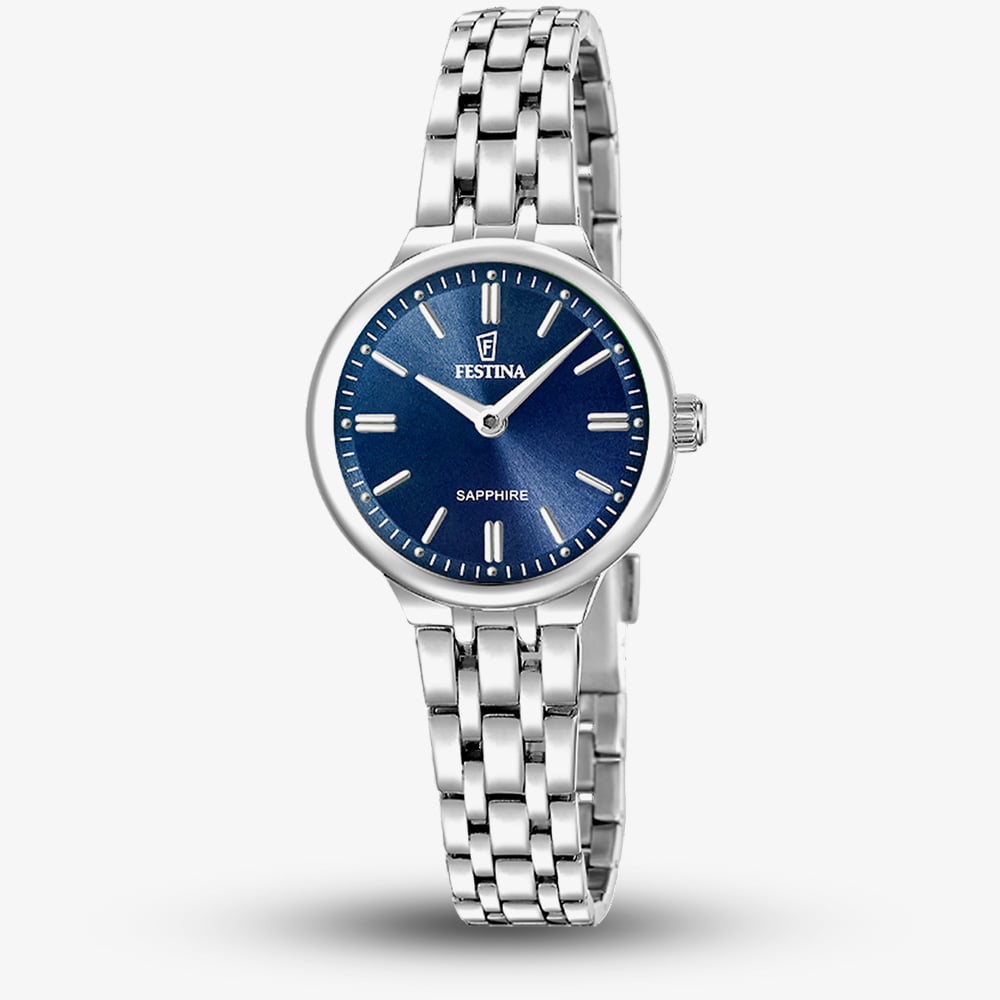 House of Watches - Festina Ladies Mademoiselle Dark Blue Dial Watch F20744/5