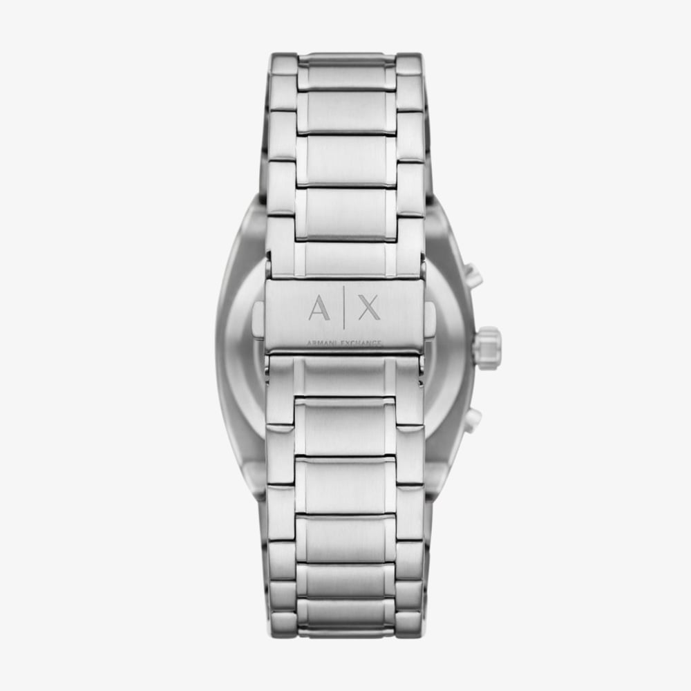 Armani Exchange Mens Silver Chronograph Watch AX2820