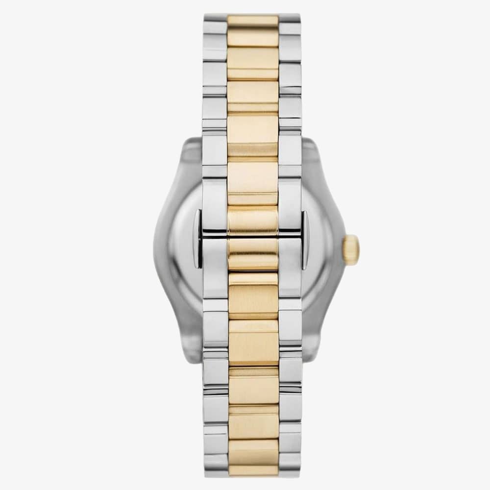 Emporio Armani Ladies Federica Gold Tone Crystal Set Watch AR11559